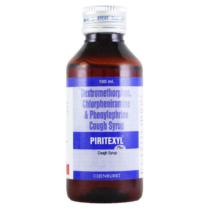 PIRITEXYL PLUS COUGH Syrup 100ml - Global Surgicals