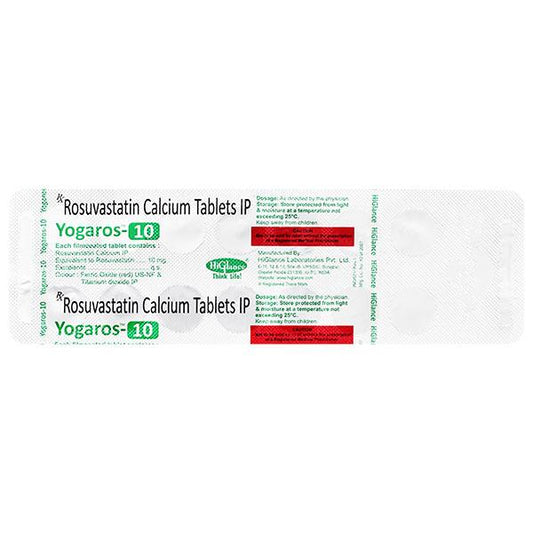 YOGAROS 10mg Tablet 15's