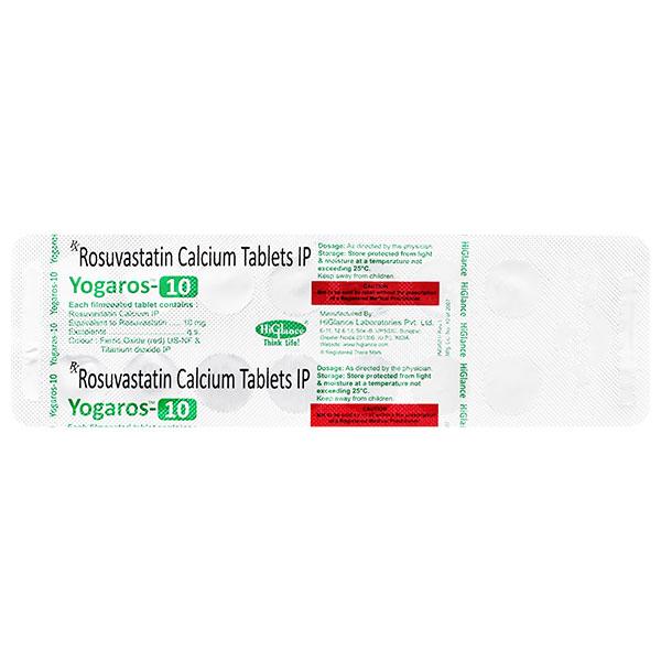 YOGAROS 10mg Tablet 15's