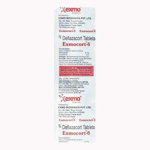 EXMOCORT 6 Tablet 10's