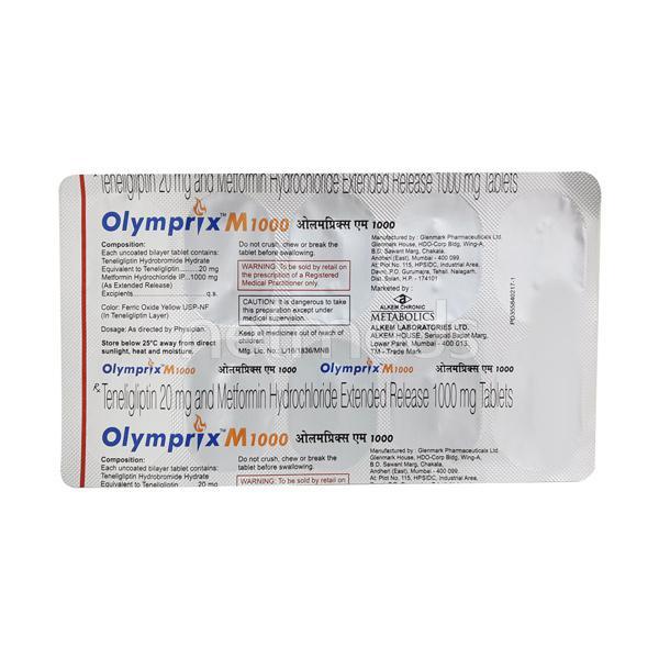 Olymprix M 1000mg Tablet 10'S
