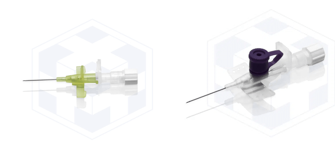 Pluski with wings and Injection Port IV Cannula - Global Surgicals