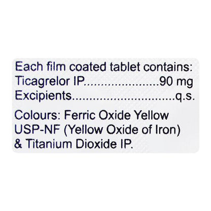 TICAVIC 90mg Tablet 10's