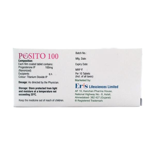 Posito 100mg Tablet 10'S - Global Surgicals