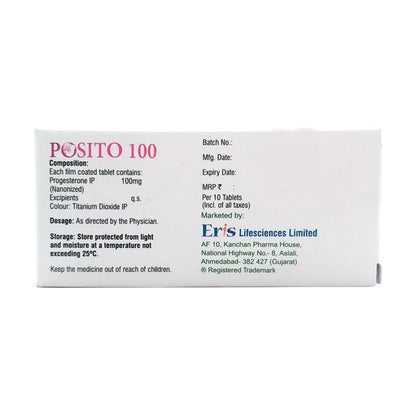 Posito 100mg Tablet 10'S - Global Surgicals