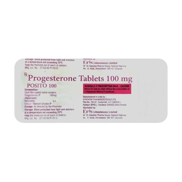 Posito 100mg Tablet 10'S - Global Surgicals