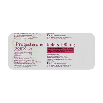 Posito 100mg Tablet 10'S - Global Surgicals