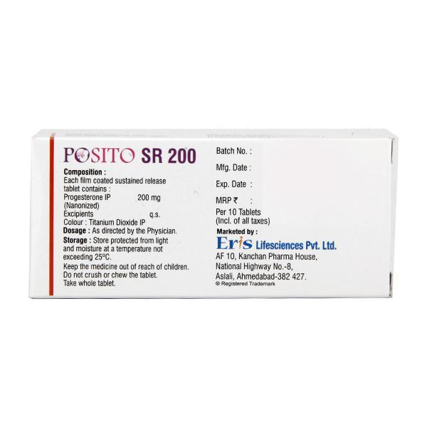 Posito SR 200mg Tablet 10'S - Global Surgicals