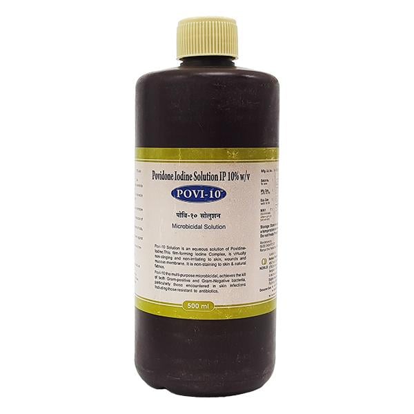 POVI 10 Solution 500ml - Global Surgicals