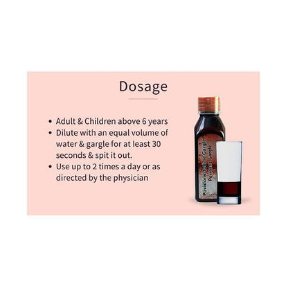POVINANZ MINT FLAVOUR Gargle 150ml - Global Surgicals