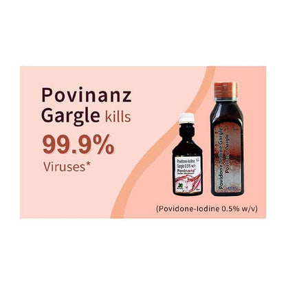 POVINANZ MINT FLAVOUR Gargle 150ml - Global Surgicals
