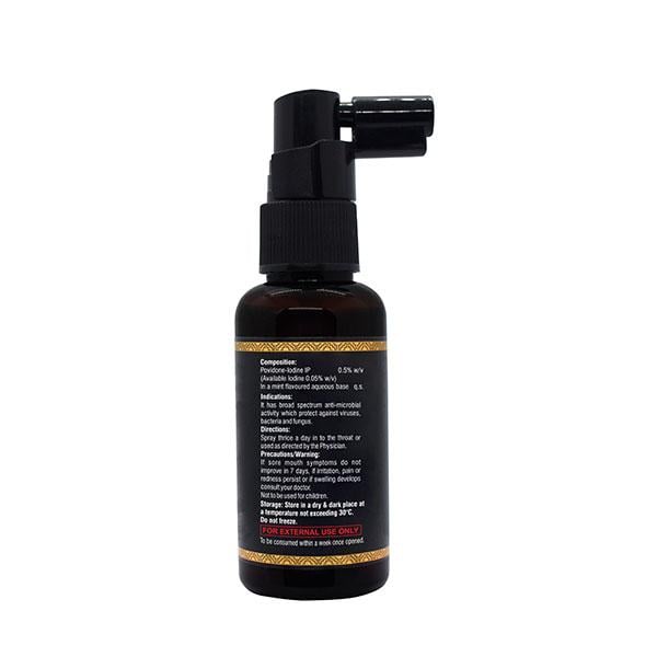 POVINANZ THROAT Spray 50ml - Global Surgicals