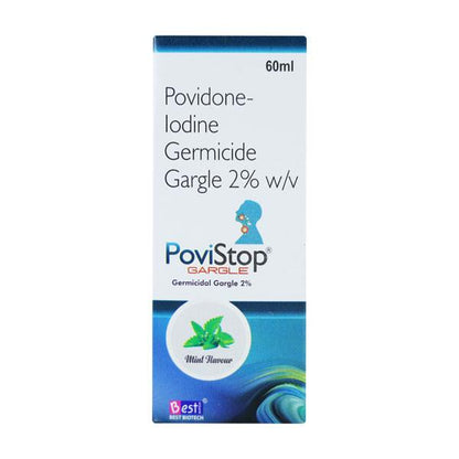 POVISTOP MINT Gargle 60ml - Global Surgicals