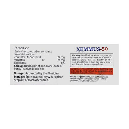 XEMMUS 50 Tablet 14's