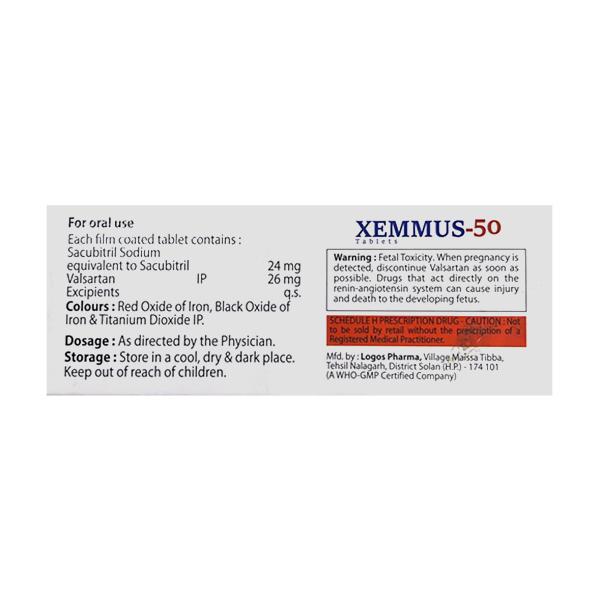 XEMMUS 50 Tablet 14's