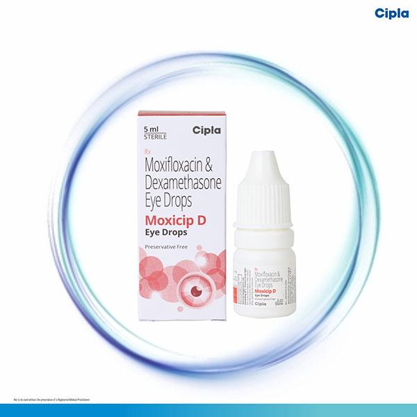 Moxicip D Eye Drops 5ml