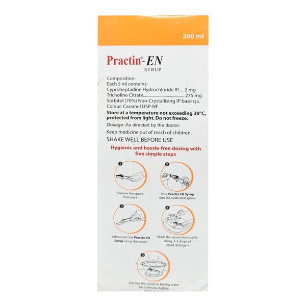 Practin EN Syrup 200ml - Global Surgicals