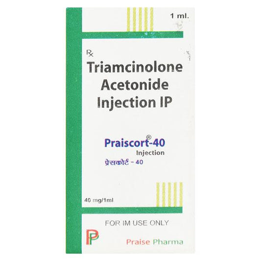 PRAISCORT 40mg Injection 1ml - Global Surgicals
