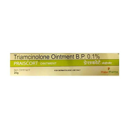 PRAISCORT Ointment 20gm - Global Surgicals