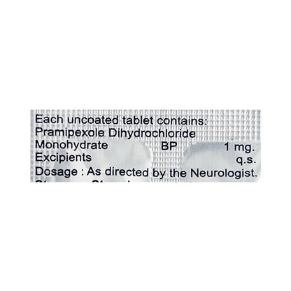 Pramipar 1mg Tablet 10'S - Global Surgicals
