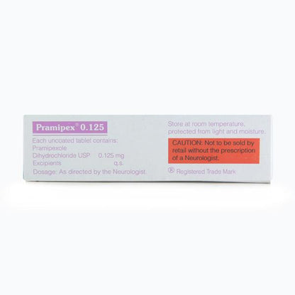 Pramipex 0.125mg Tablet 10'S - Global Surgicals