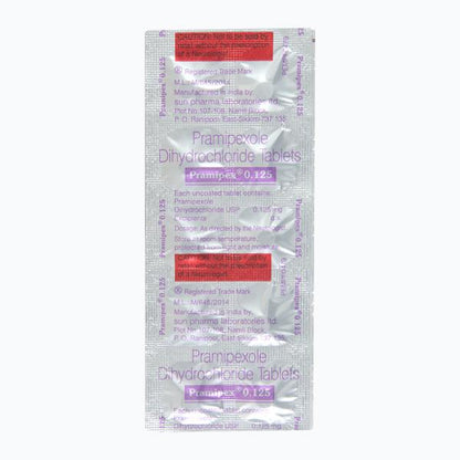 Pramipex 0.125mg Tablet 10'S - Global Surgicals