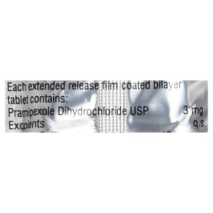 Pramipex ER 3mg Tablet 10'S - Global Surgicals
