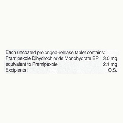 Pramirol SR 2.1mg Tablet 10'S - Global Surgicals