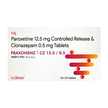 PRAXOHENZ CZ 12.5/0.5 Tablet 15's - Global Surgicals
