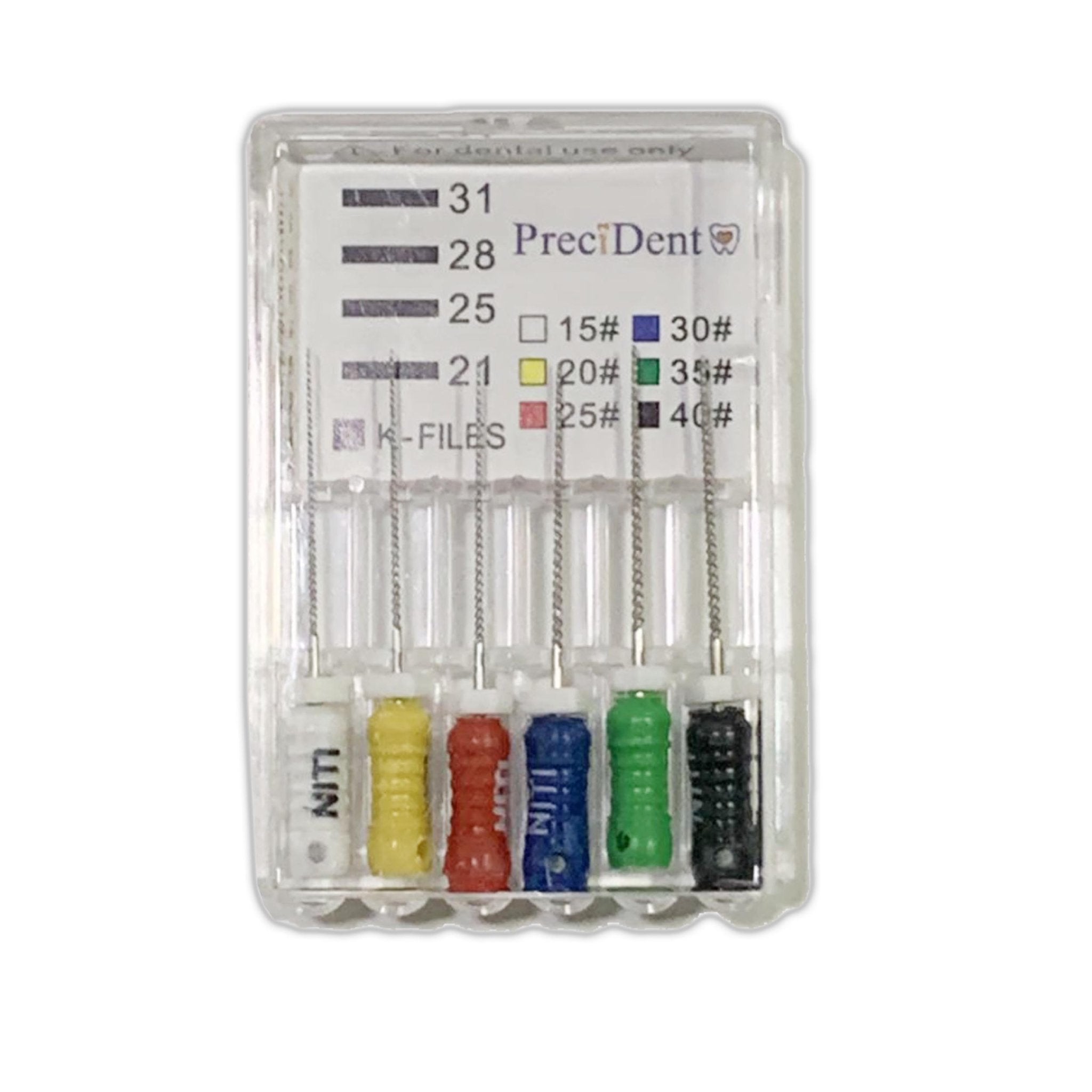 Precident Stainless Steel K Files - Global Surgicals