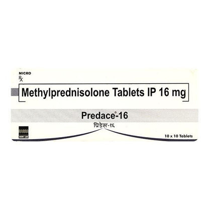 Predace 16mg Tablet 10'S - Global Surgicals