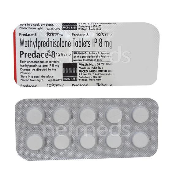 Predace 8mg Tablet 10'S - Global Surgicals