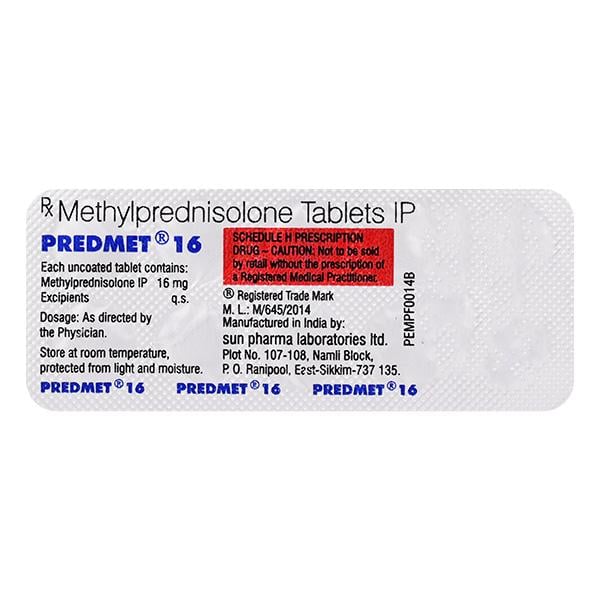 Predmet 16mg Tablet 10'S - Global Surgicals