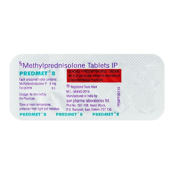 Predmet 8mg Tablet 10'S - Global Surgicals