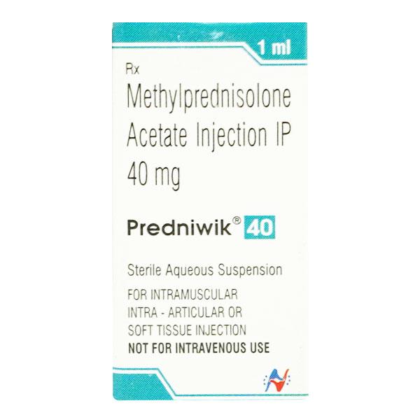PREDNIWIK 40 Injection 1ml - Global Surgicals