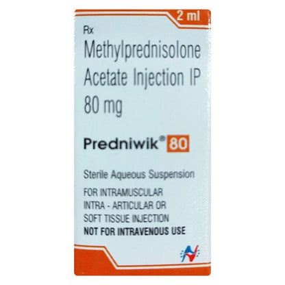 PREDNIWIK 80 Injection 1ml - Global Surgicals