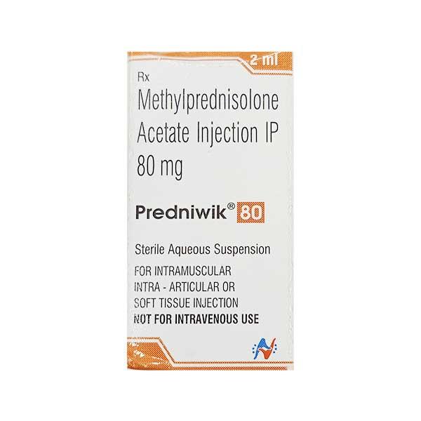 PREDNIWIK 80 Injection 2ml - Global Surgicals