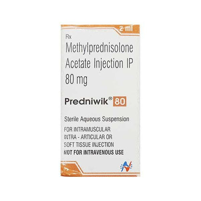 PREDNIWIK 80 Injection 2ml - Global Surgicals