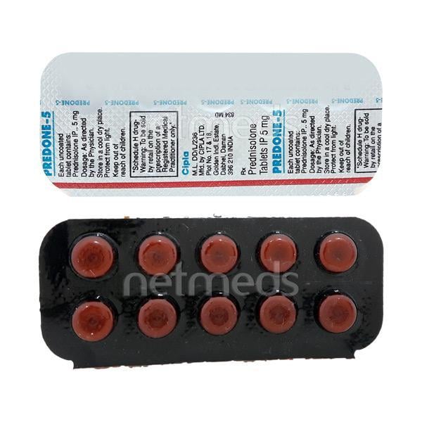 Predone 5mg Tablet 10'S - Global Surgicals