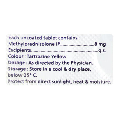 PREDZEN 8mg Tablet 10's - Global Surgicals