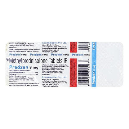 PREDZEN 8mg Tablet 10's - Global Surgicals
