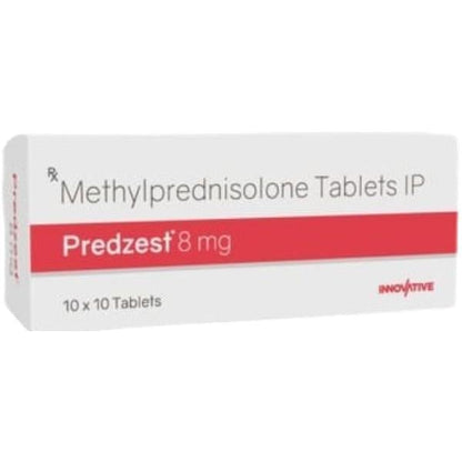 PREDZEST 8mg Tablet 10's - Global Surgicals