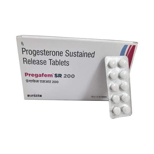 PREGAFEM SR 200 Tablet 10's - Global Surgicals
