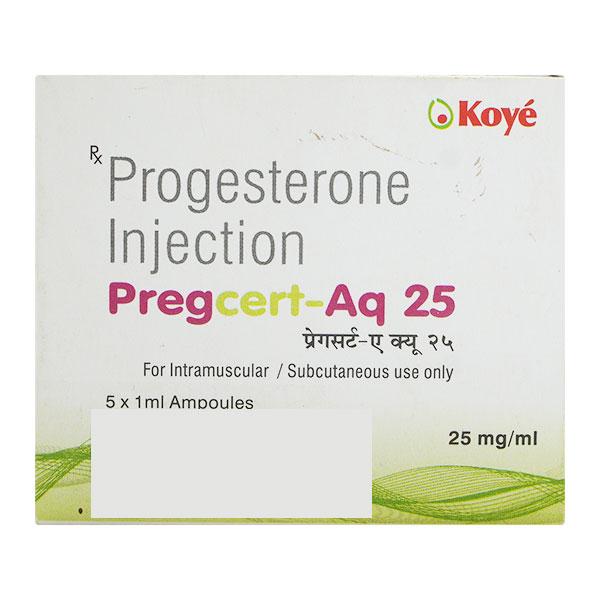 Pregcert AQ 25mg Injection 1ml - Global Surgicals