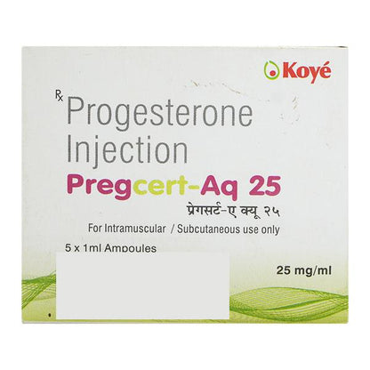Pregcert AQ 25mg Injection 1ml - Global Surgicals