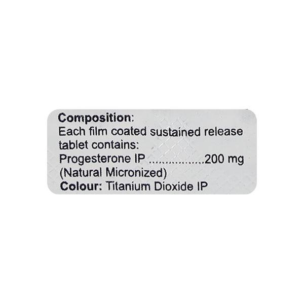 Pregcert SR 200mg Tablet 10'S - Global Surgicals