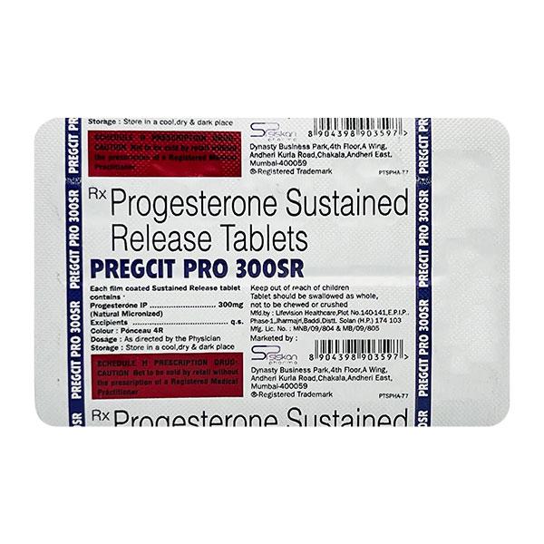 PREGCIT PRO 300 SR Tablet 10's - Global Surgicals