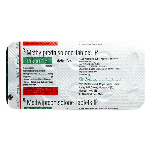 Prelid 16Mg Tablet 10's - Global Surgicals