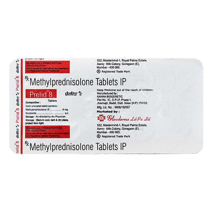 PRELID 8mg Tablet 10's - Global Surgicals