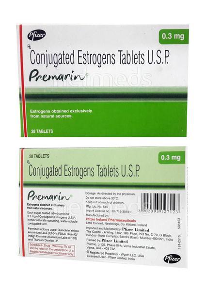 Premarin 0.3mg Tablet 28'S - Global Surgicals
